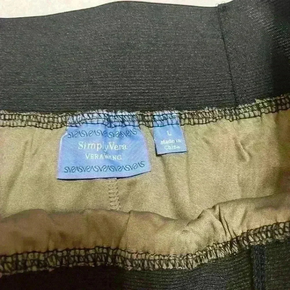 NWT Simply Vera Vera Wang Elastic Waist Lined Bubble Skirt Sz L - Picture 2 of 9